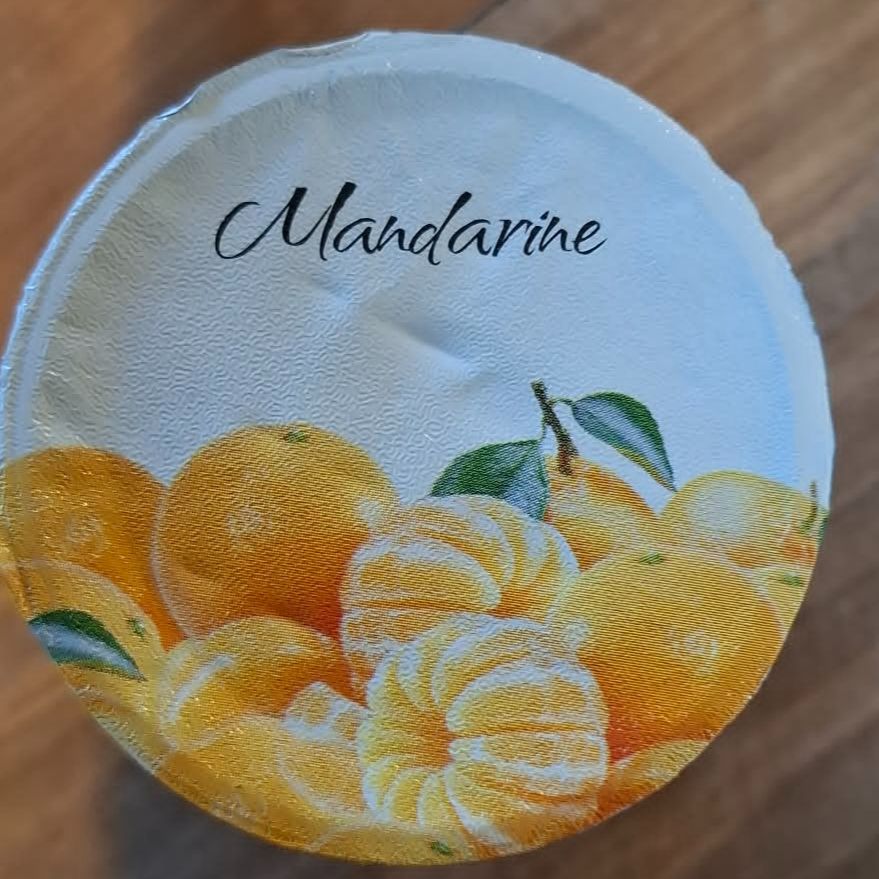 Yaourt MANDARINE 125g - (L'ESPRIT NORMAND)- revente - 125g