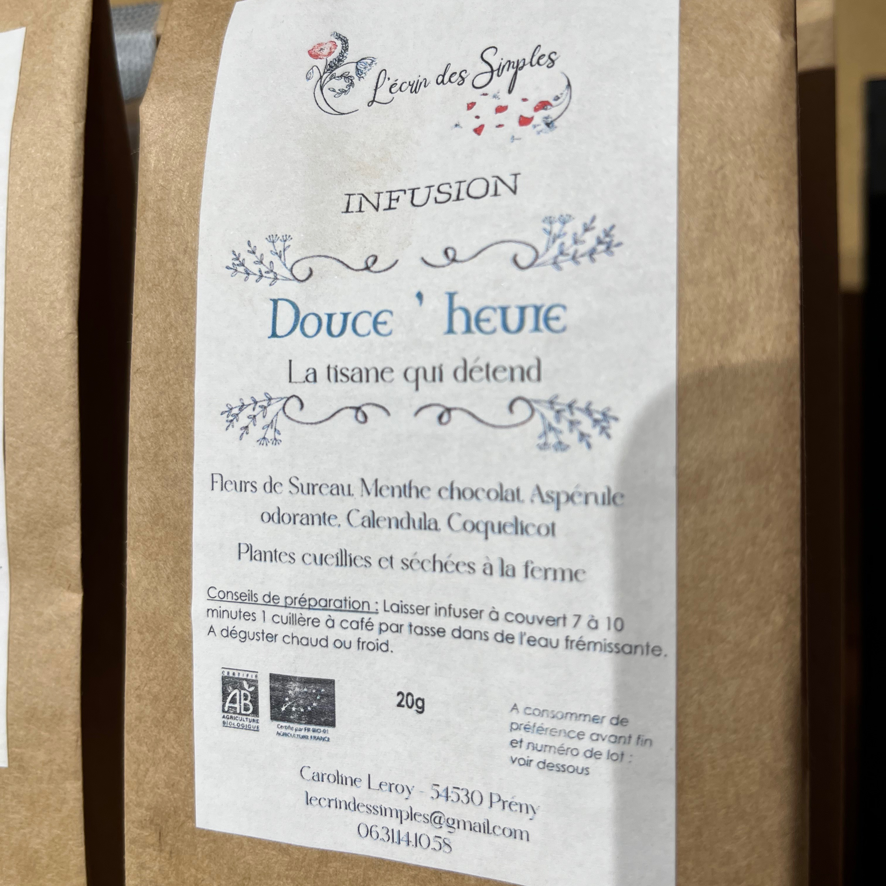 TISANE "DOUCE'HEURE"