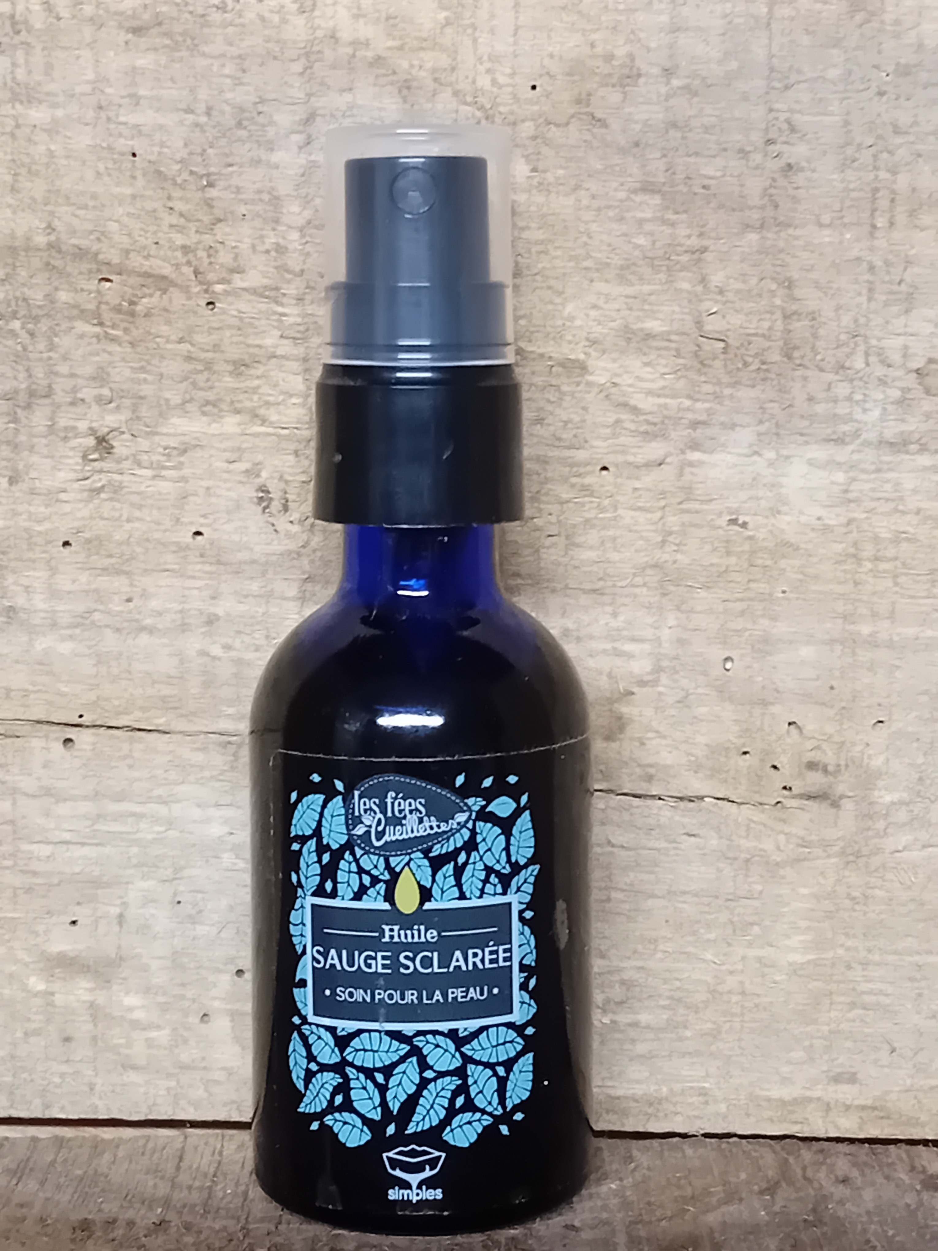 Huile de massage de sauge sclarée - 50ml