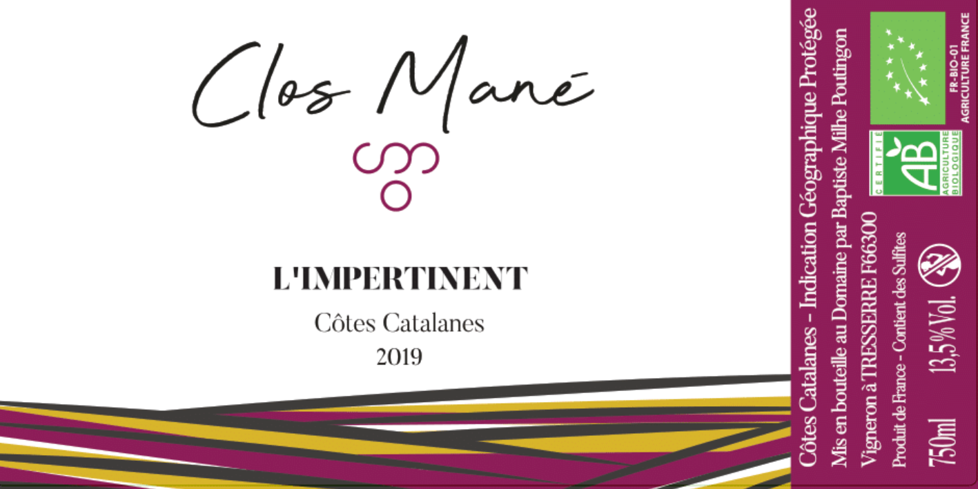 Magnum L’Impertinent *2022* Vin rouge Bio IGP Côtes Catalanes