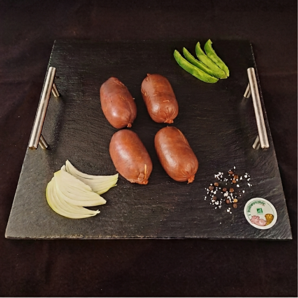 Boudin noir façon antillais à cuire - 0,36kg