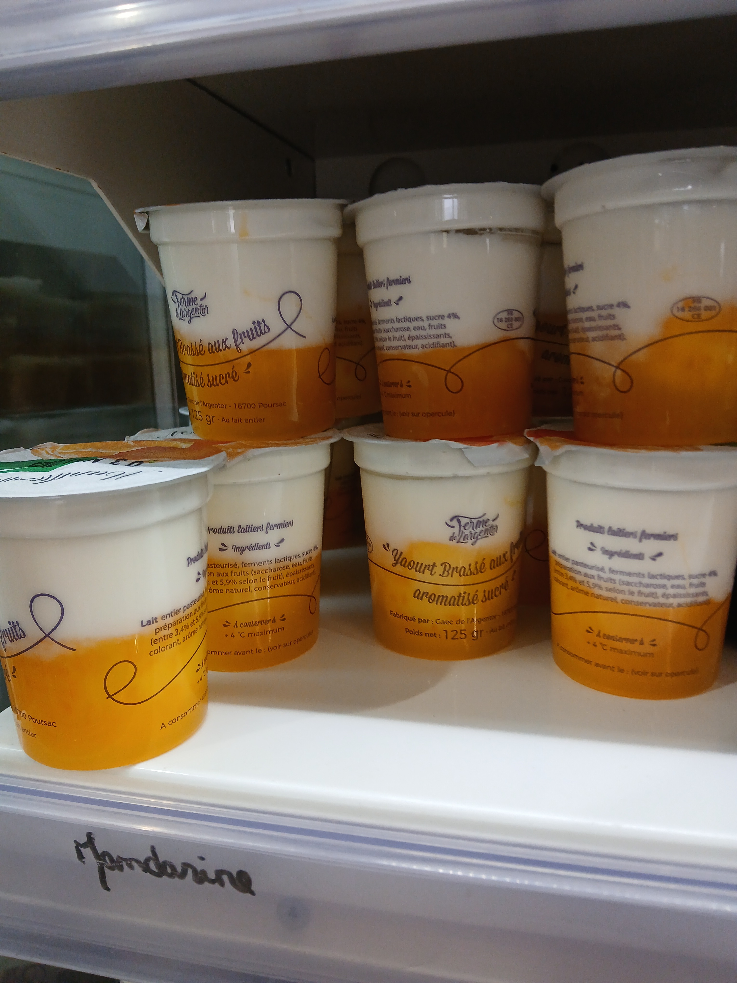 Yaourt Bicouche Mandarine