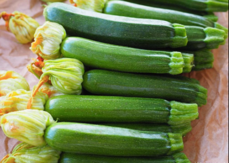 Mini courgettes-fleurs