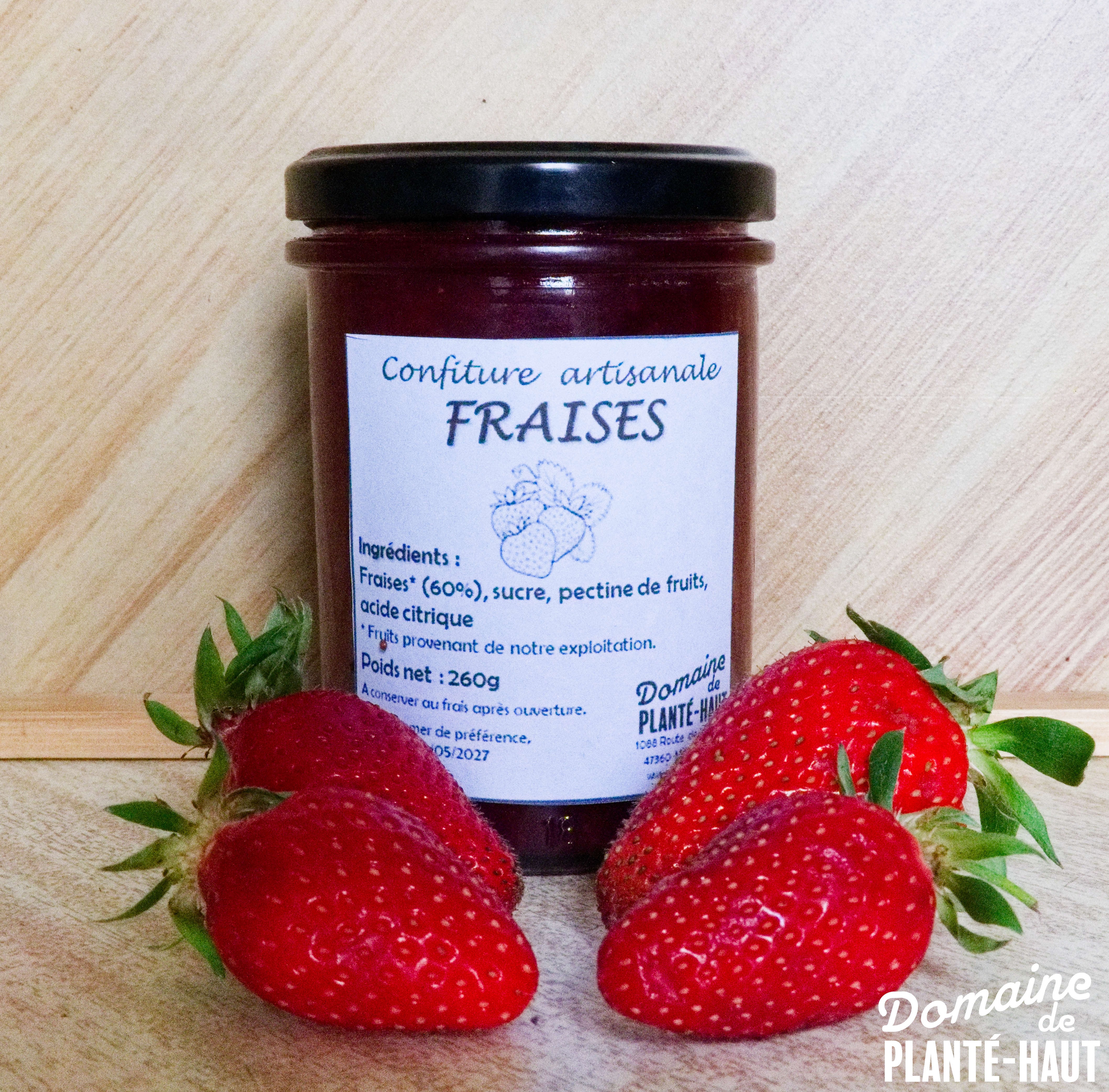 Confiture de Fraises - 260g