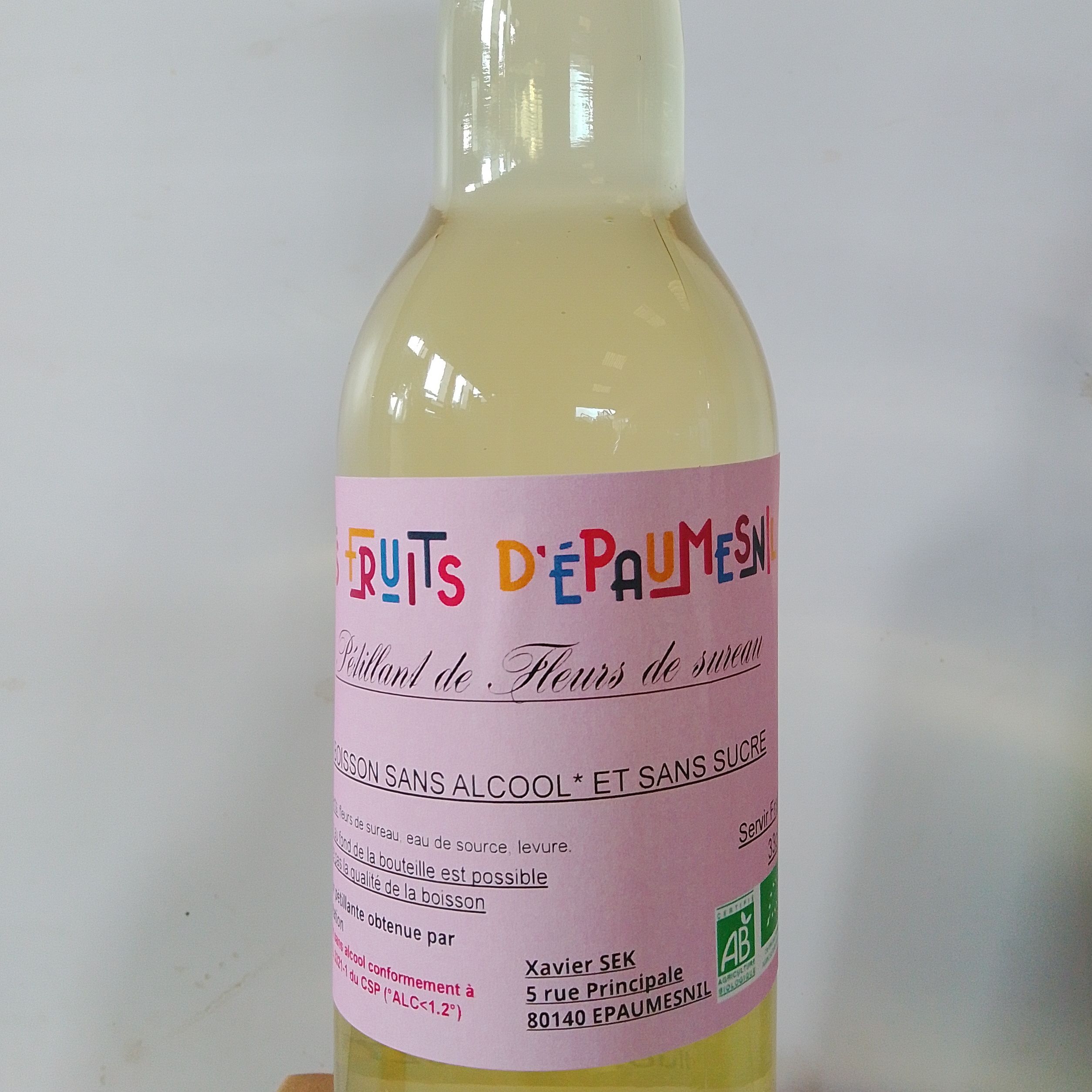 pétillant de fleur de Sureau - 33cl