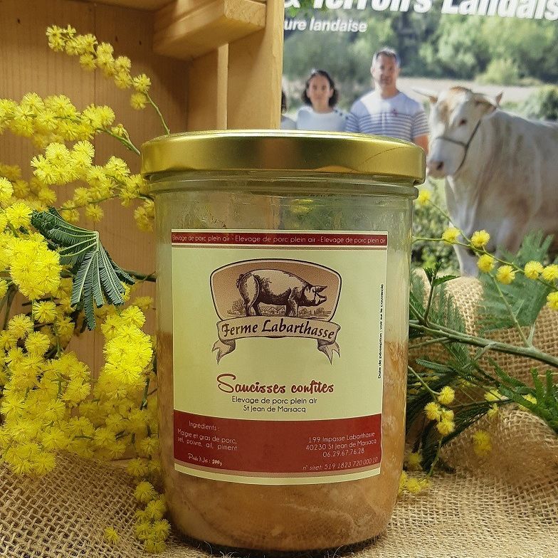 Saucisses confites - 500g
