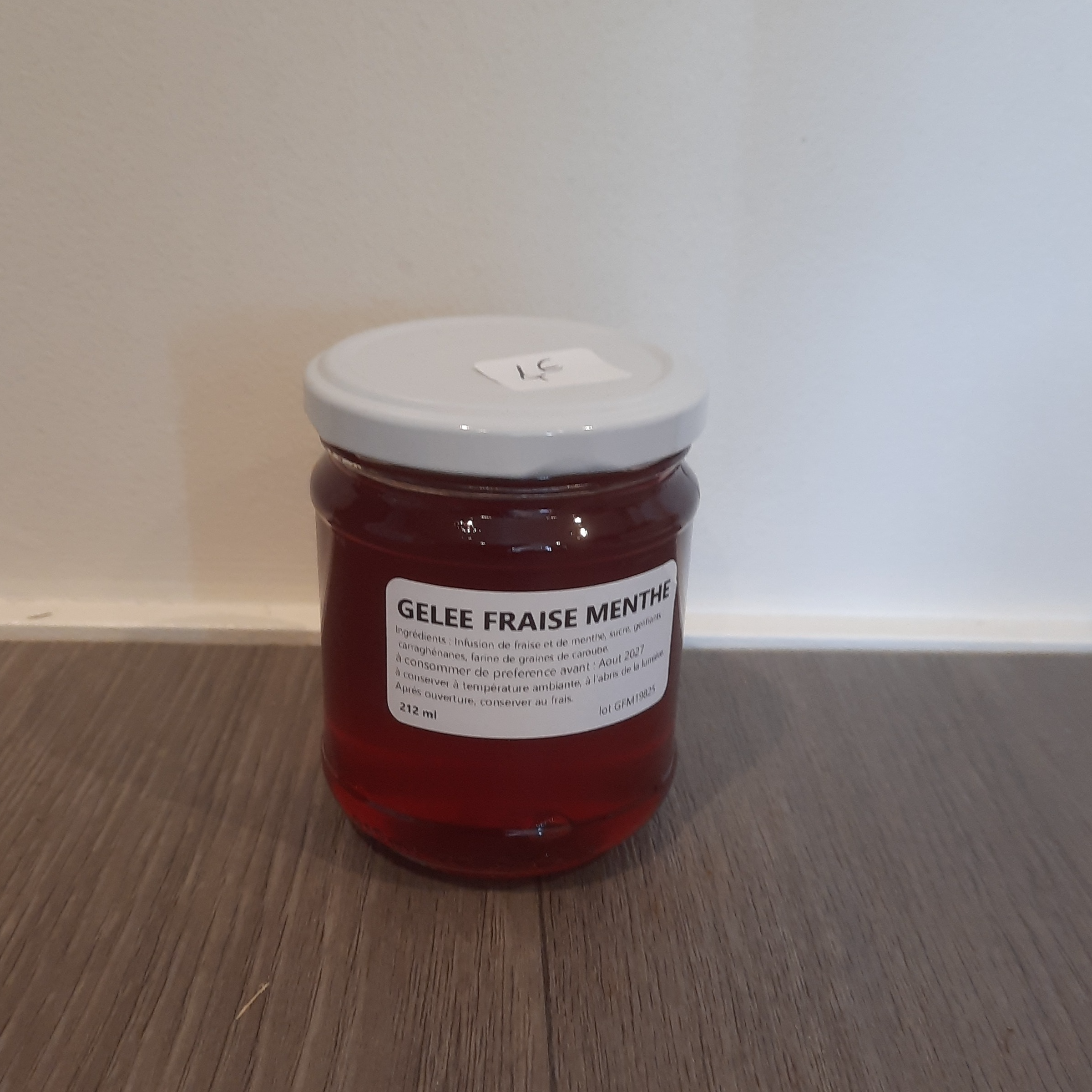 Gelée Fraise Menthe - 212ml