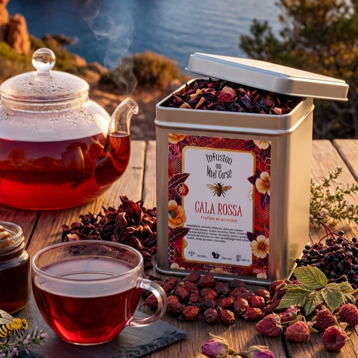 Infusion au miel "Cala Rossa" - 100g