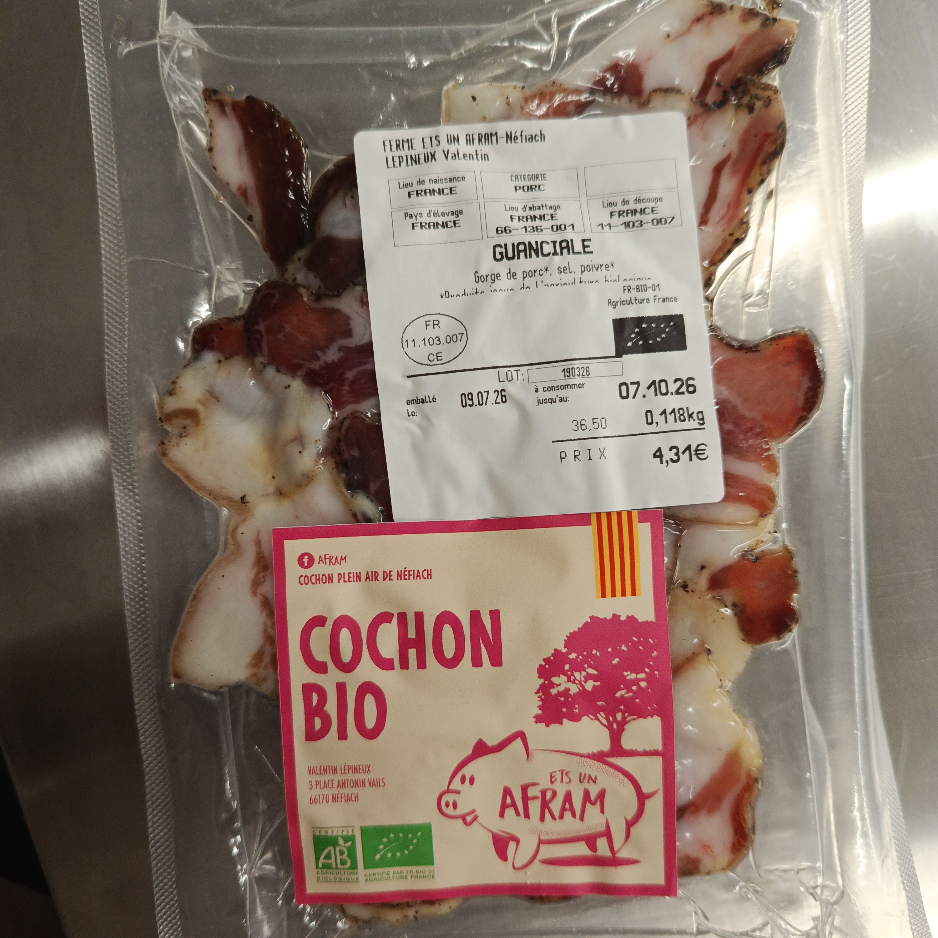 GUANCIALE - AFRAM