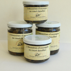 Escargots court-bouillonnés petits 8 dz - Bocal