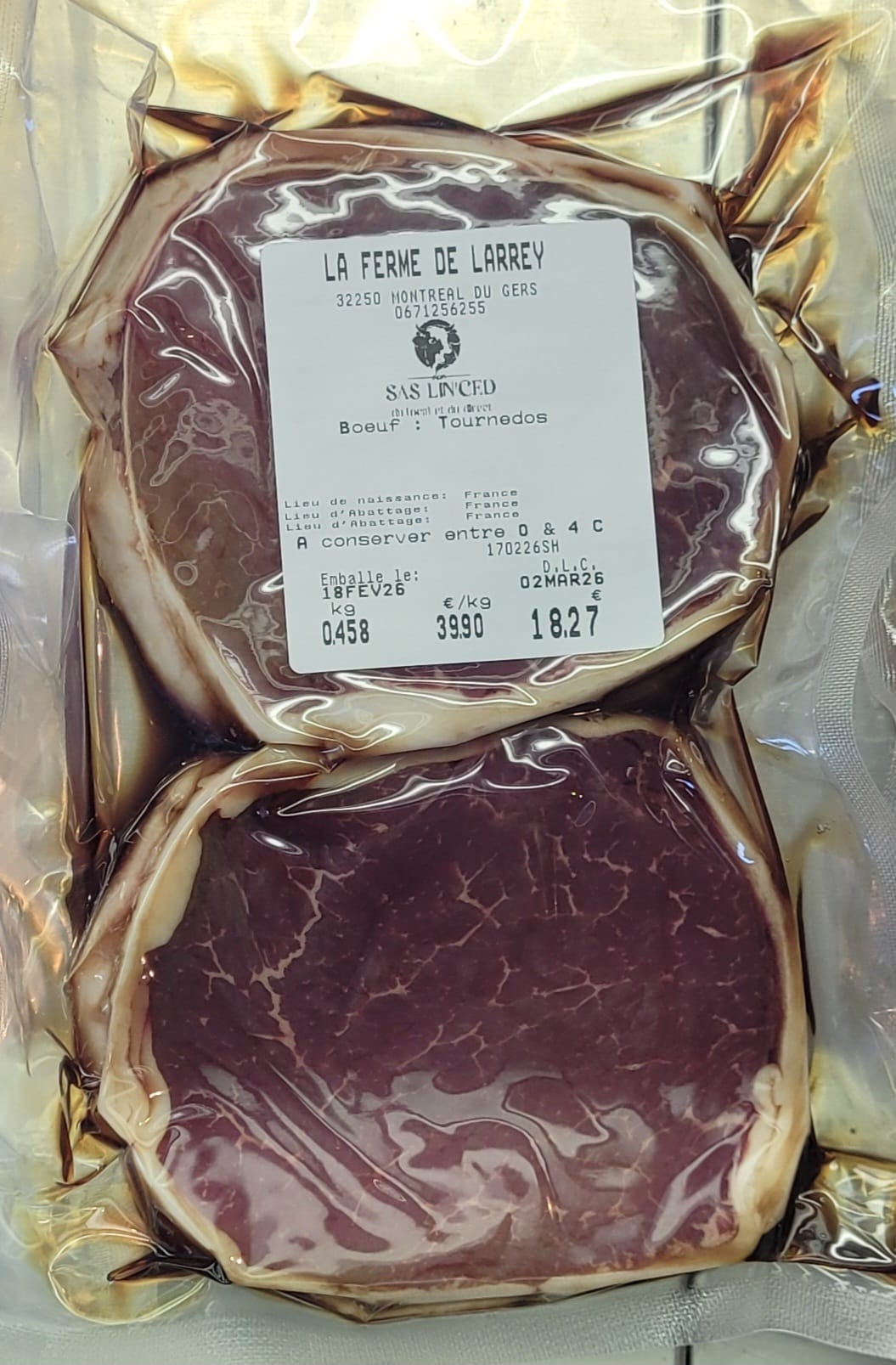 TOURNEDOS - 450g