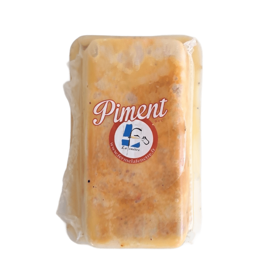 Foie Gras entier au PIMENT d'ESPELETTE - Mi-Cuit