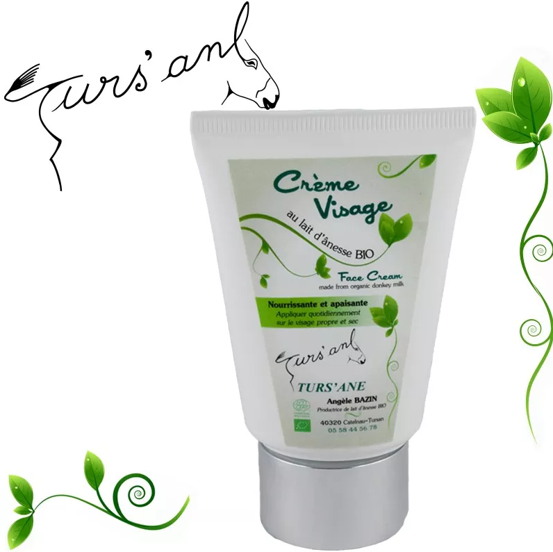 CREME VISAGE APAISANTE BIO AU LAIT FRAIS D'ÂNESSE - 50ml