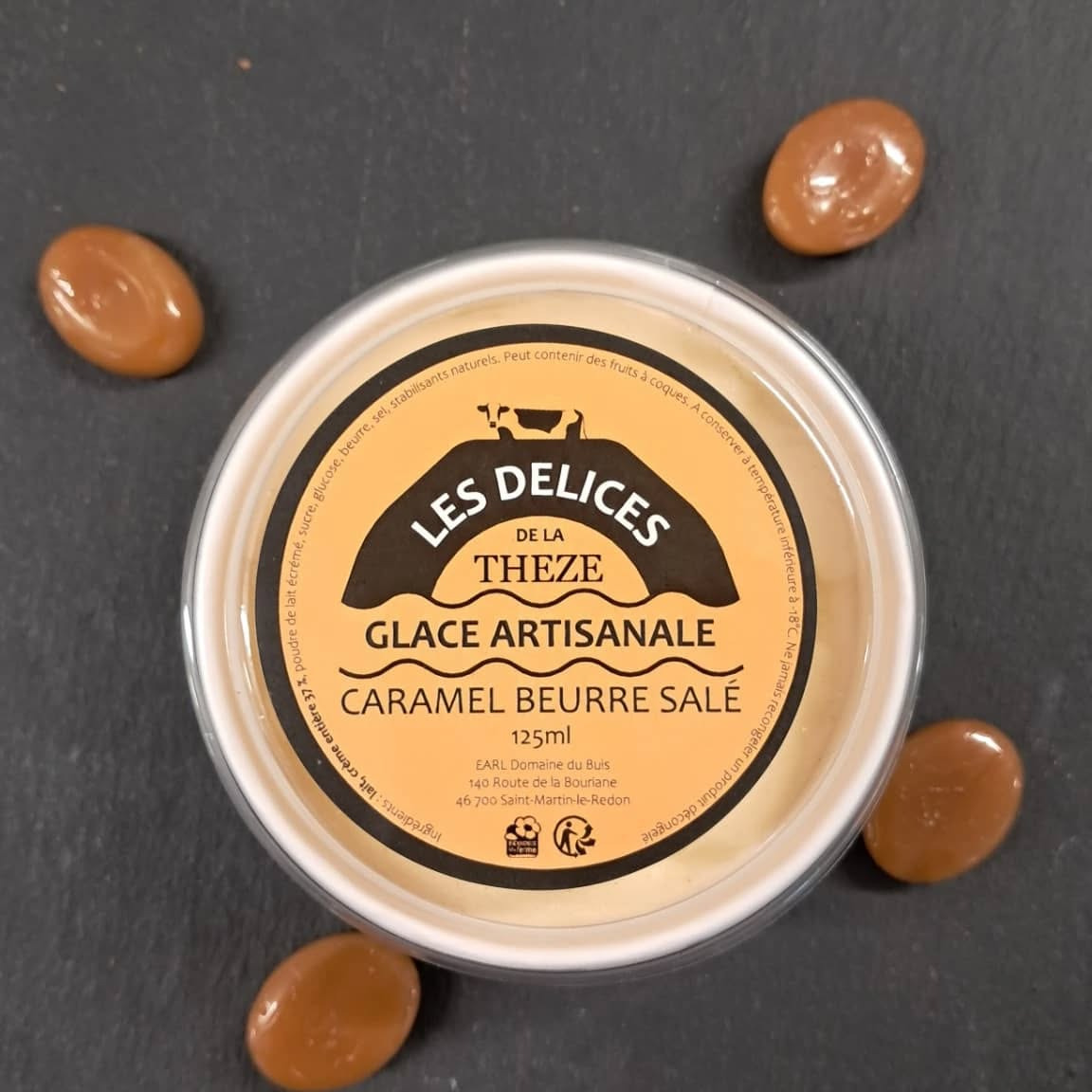 Glace Caramel Beurre Salé