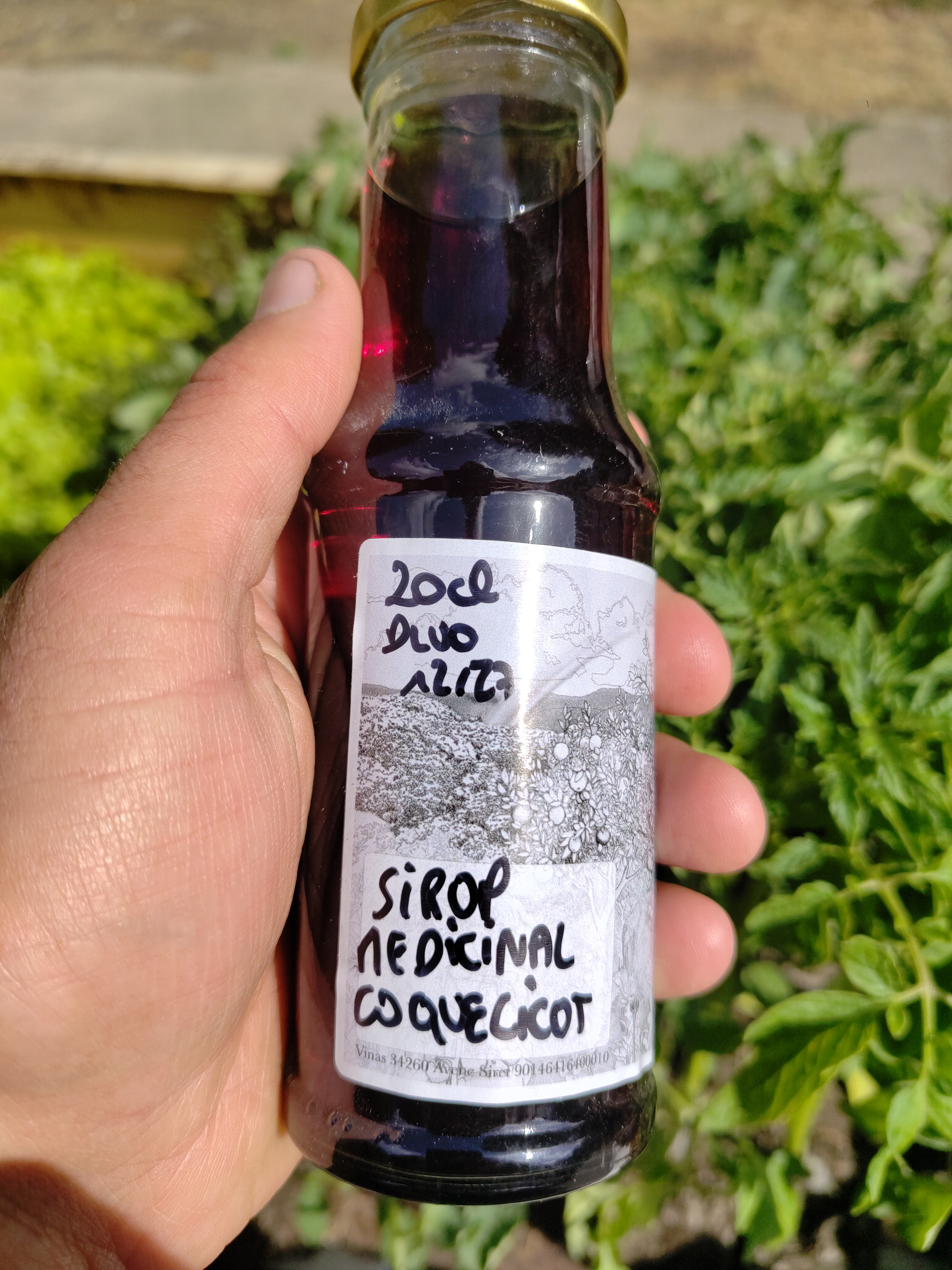 Sirop médicinale de coquelicots