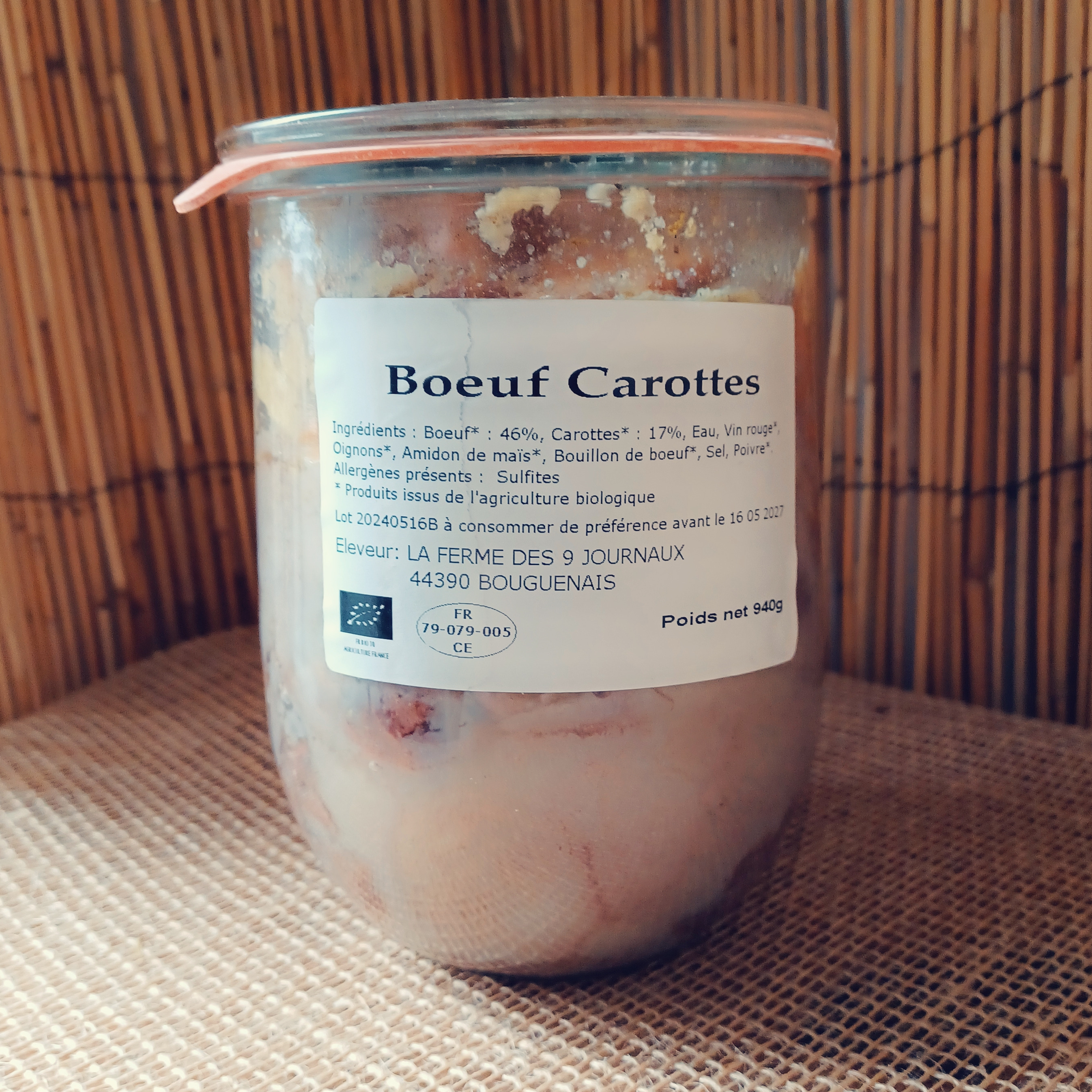 Bœuf Carottes - 940g