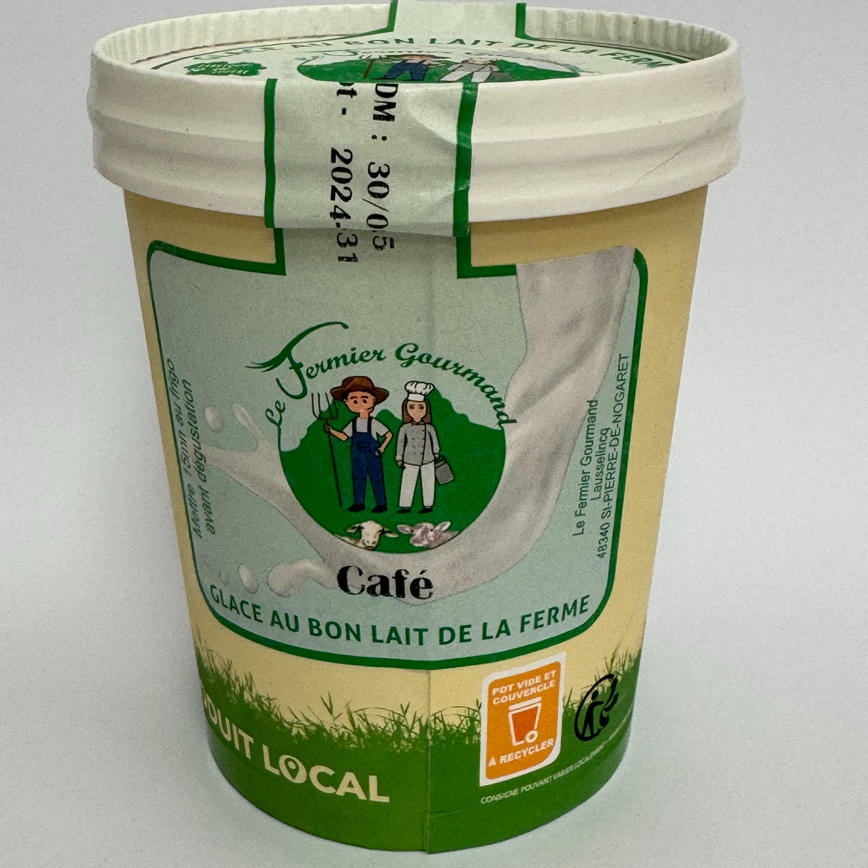 Crème glacée Brebis Café