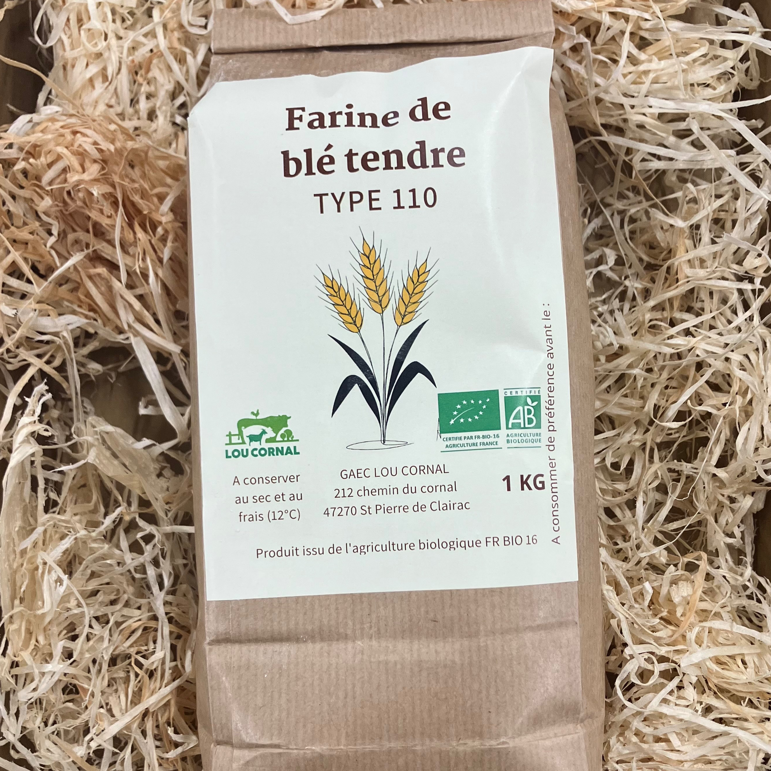 Farine blé tendre t 110 complète