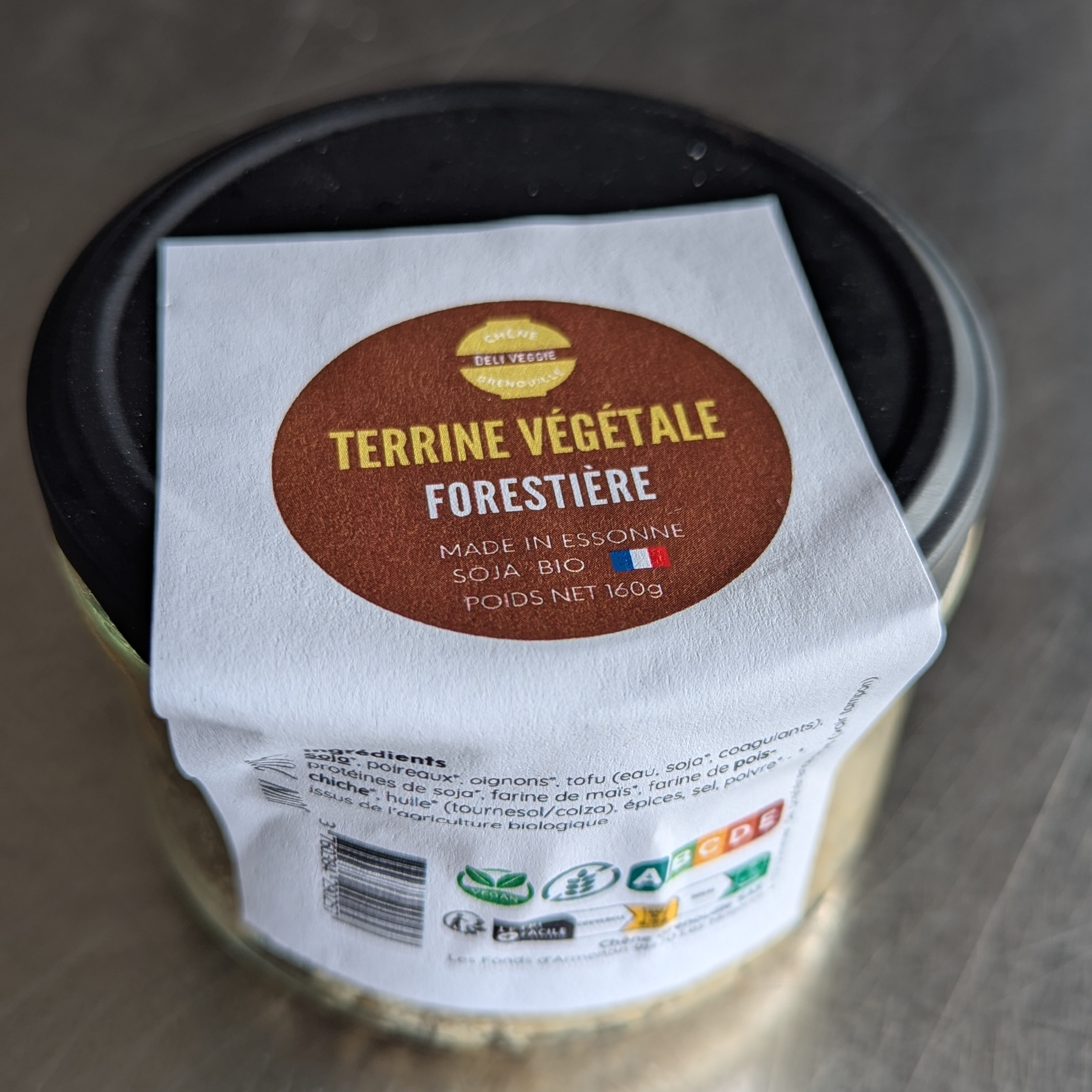Terrine Végétale Forestiere - 160 G Net En Bocal - 160g
