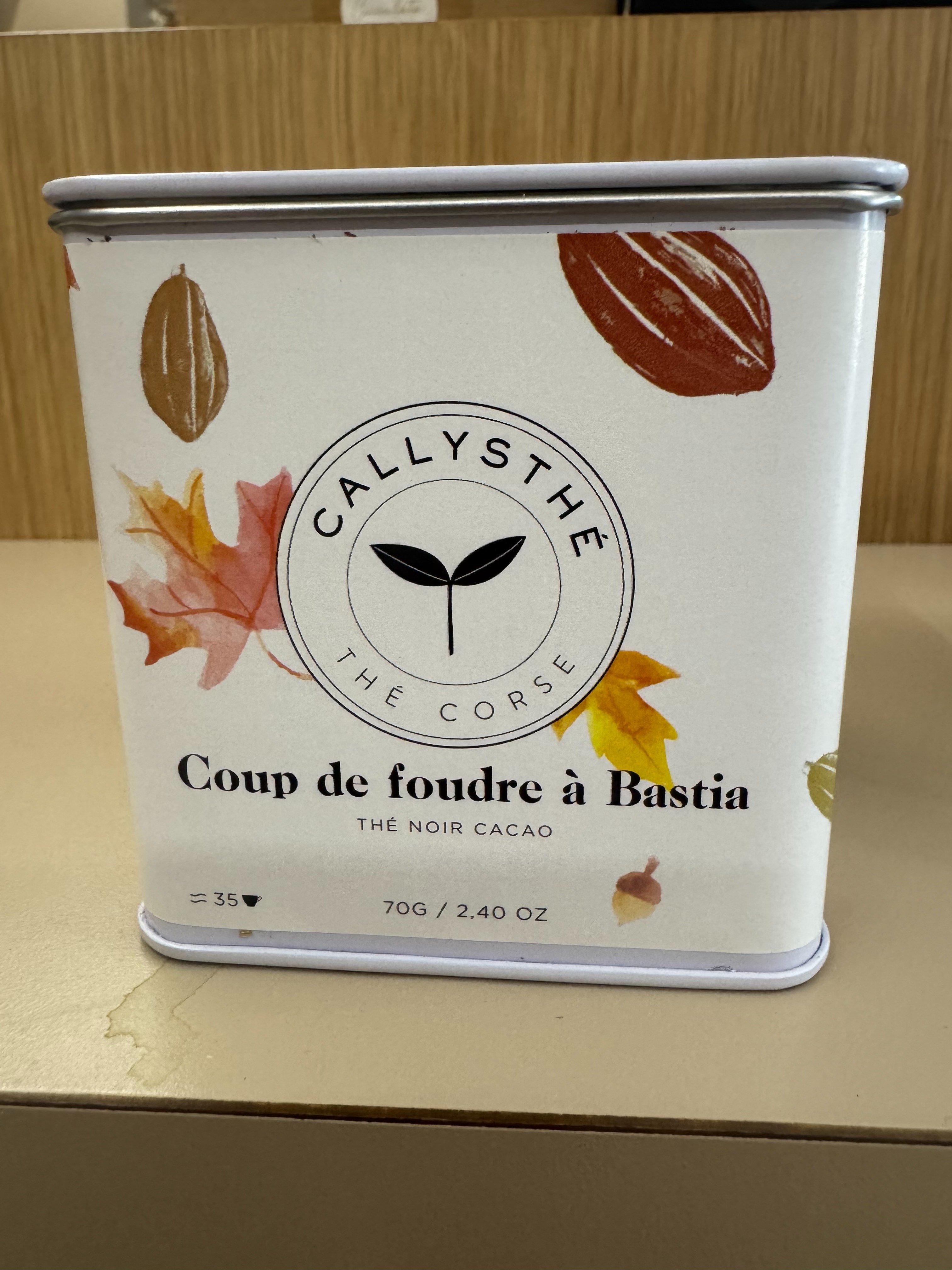 Thé noir aromatisé - Coup de foudre à Bastia - 70g