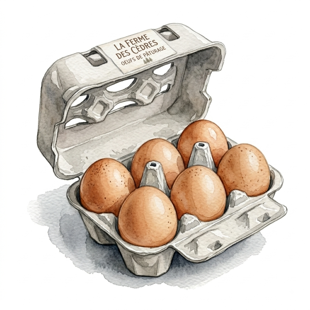 Oeufs de pâturage BIO