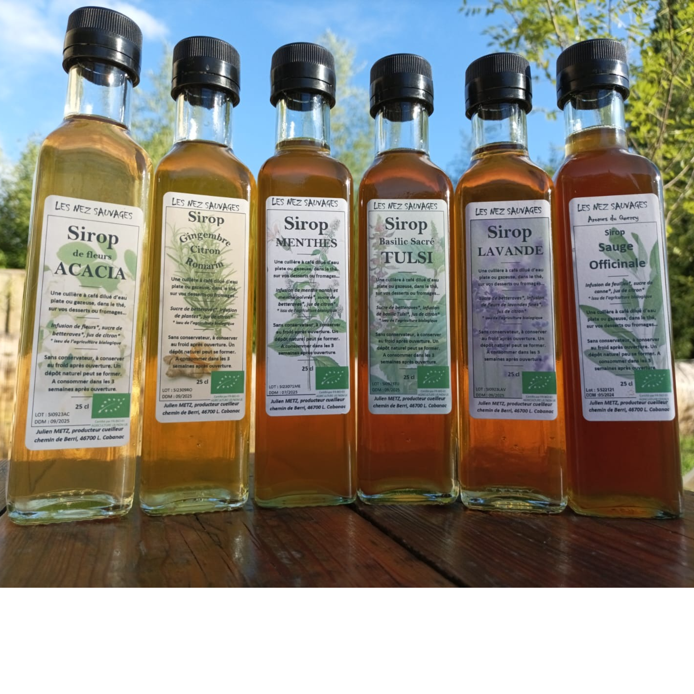 Sirops Romarin Gingembre Citron - 250ml