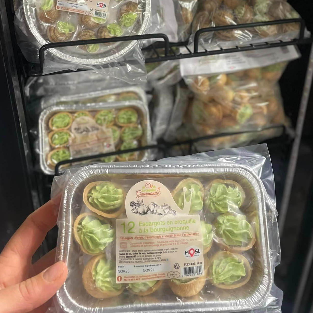 12 Escargots en cRoquille à la bourguignonne - 90g