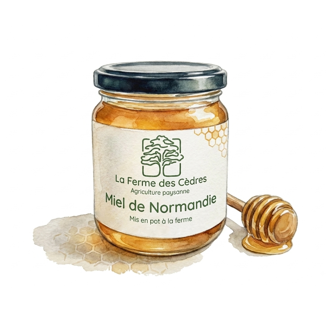 Miel de la ferme (500gr) - 500g