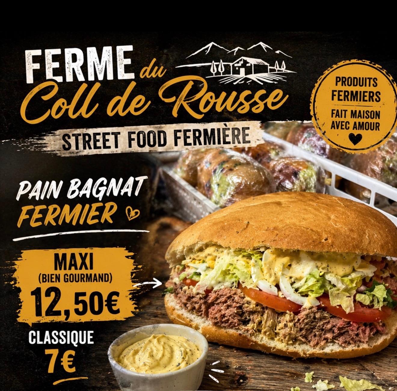 Maxi pain bagnat fermier
