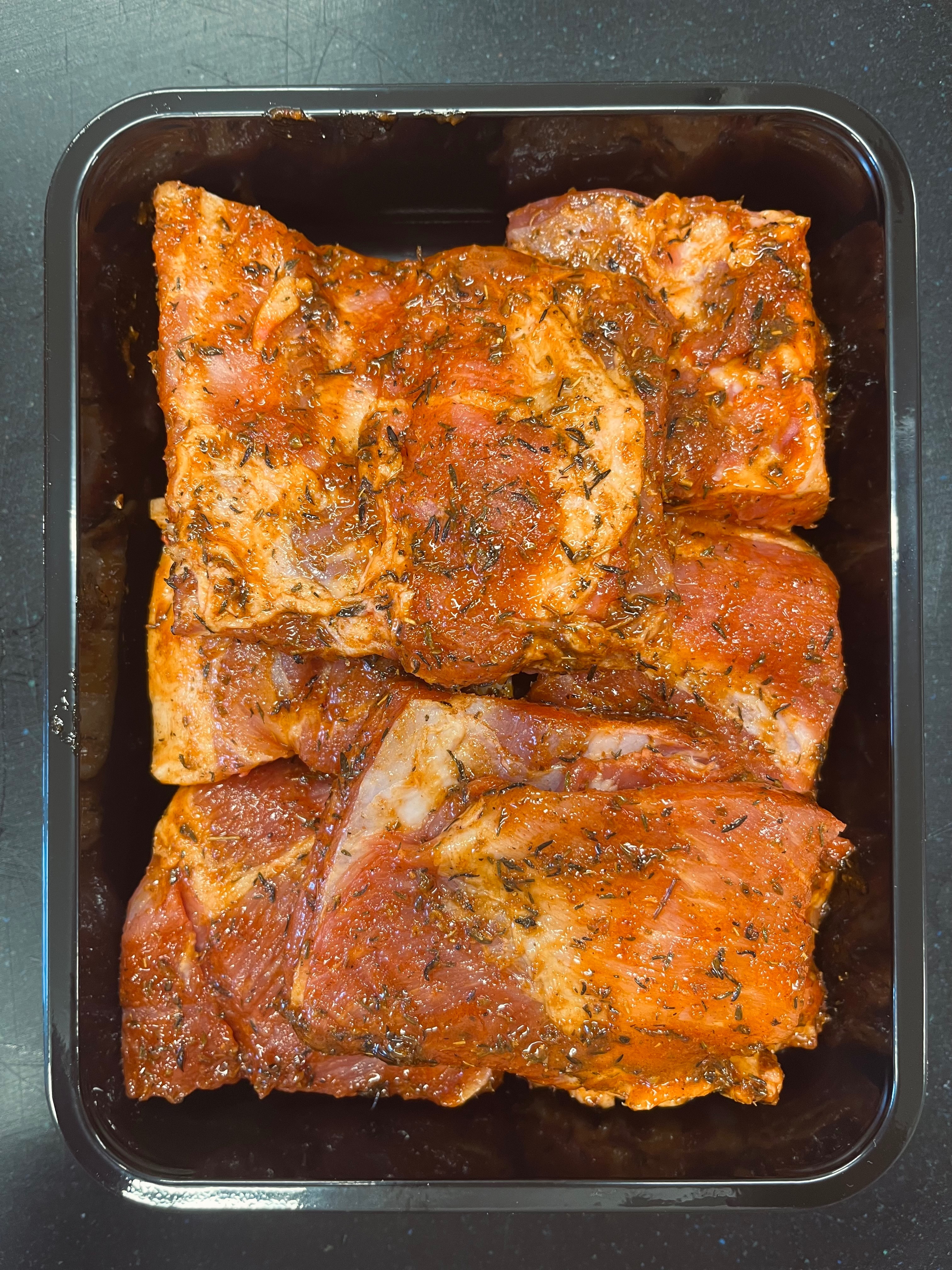 Ribs marinée texane - 800g