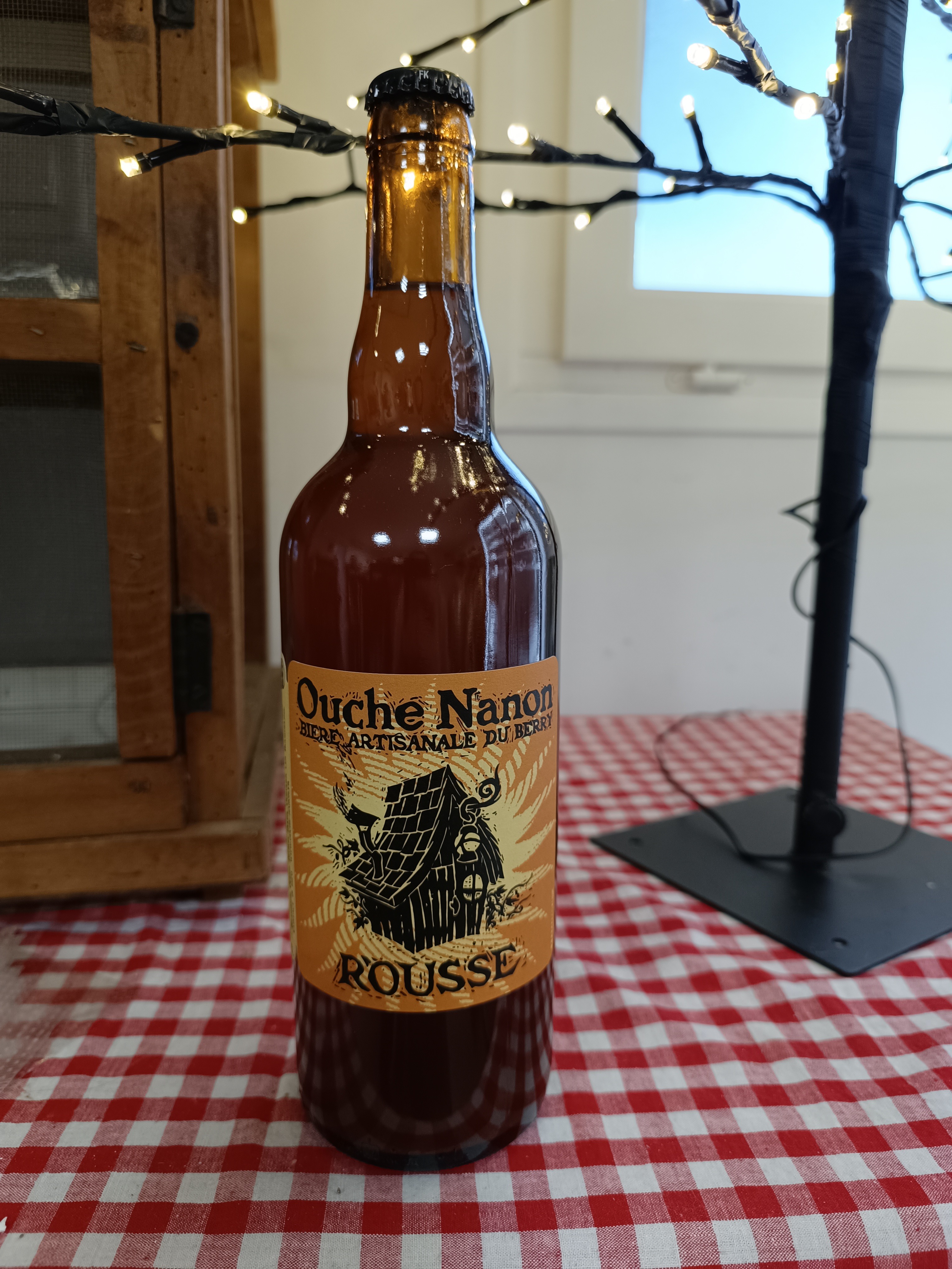 Bière ouche Nanon Rousse 75Cl