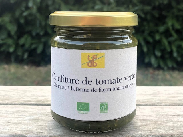 Confiture de tomate verte 250g