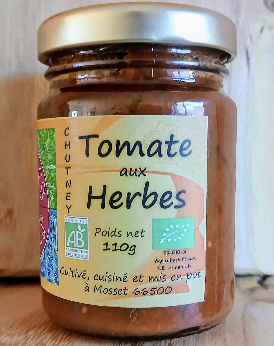 Chutneys Tomate aux Herbes - 110g