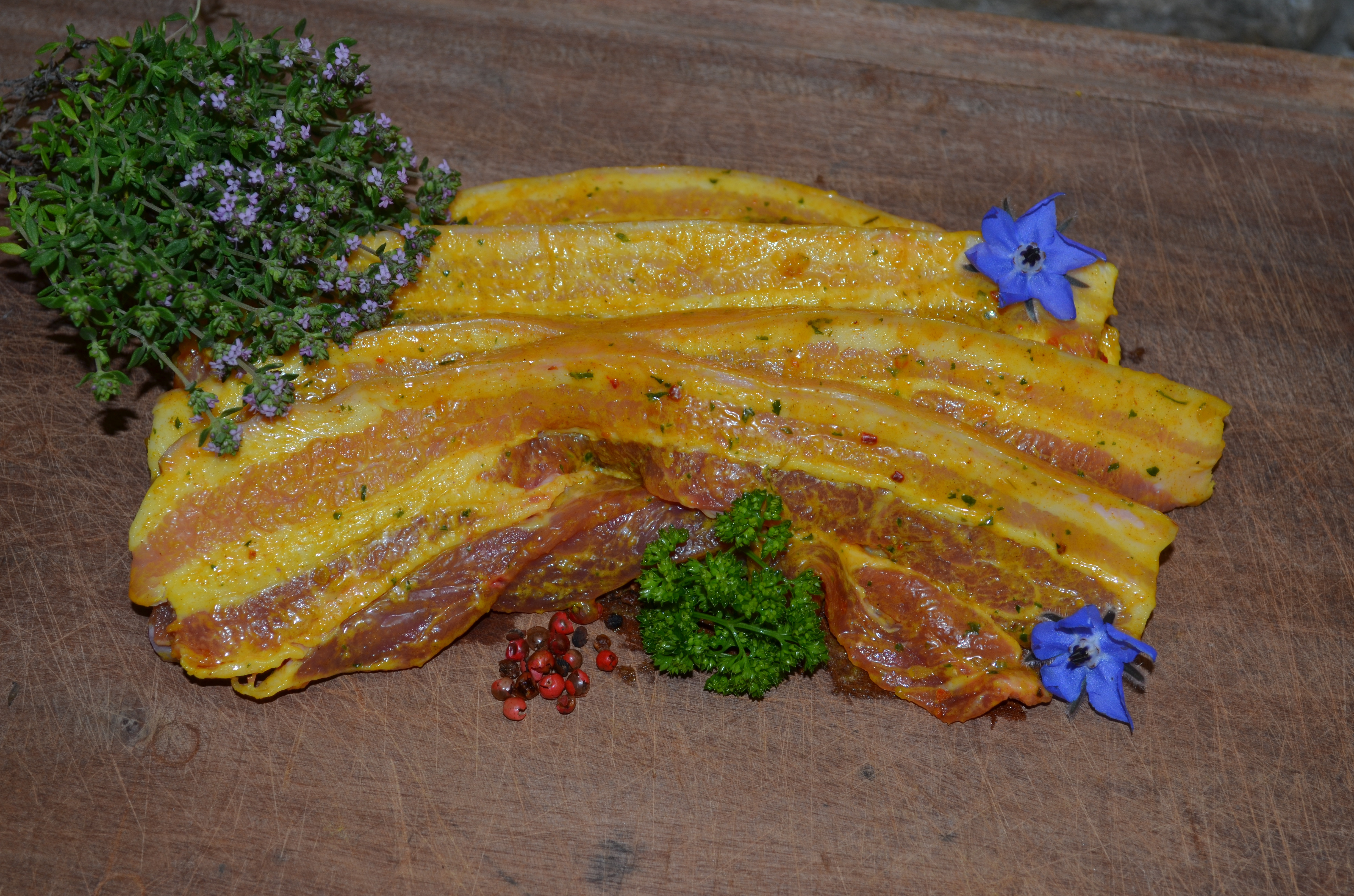 Lard mariné au curry - 0,5kg