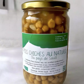 Pois chiches au naturel