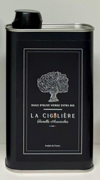 Huile d'Olive Bio - La Cigalière - 750ml - 750ml