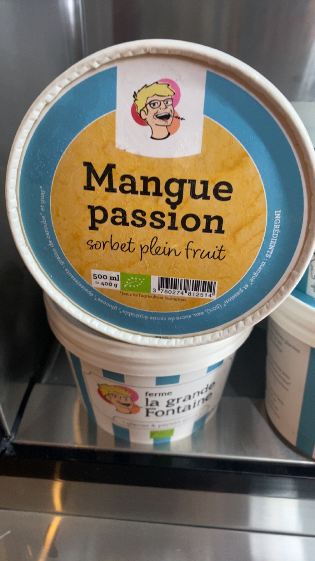 Sorbet Mangue Passion 500 ml