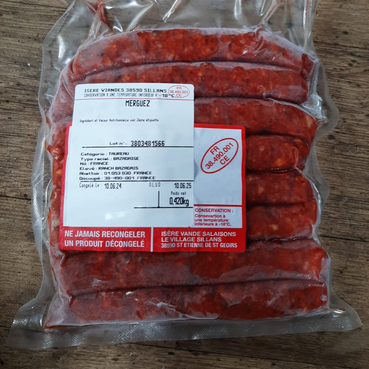 Merguez - 0,45kg