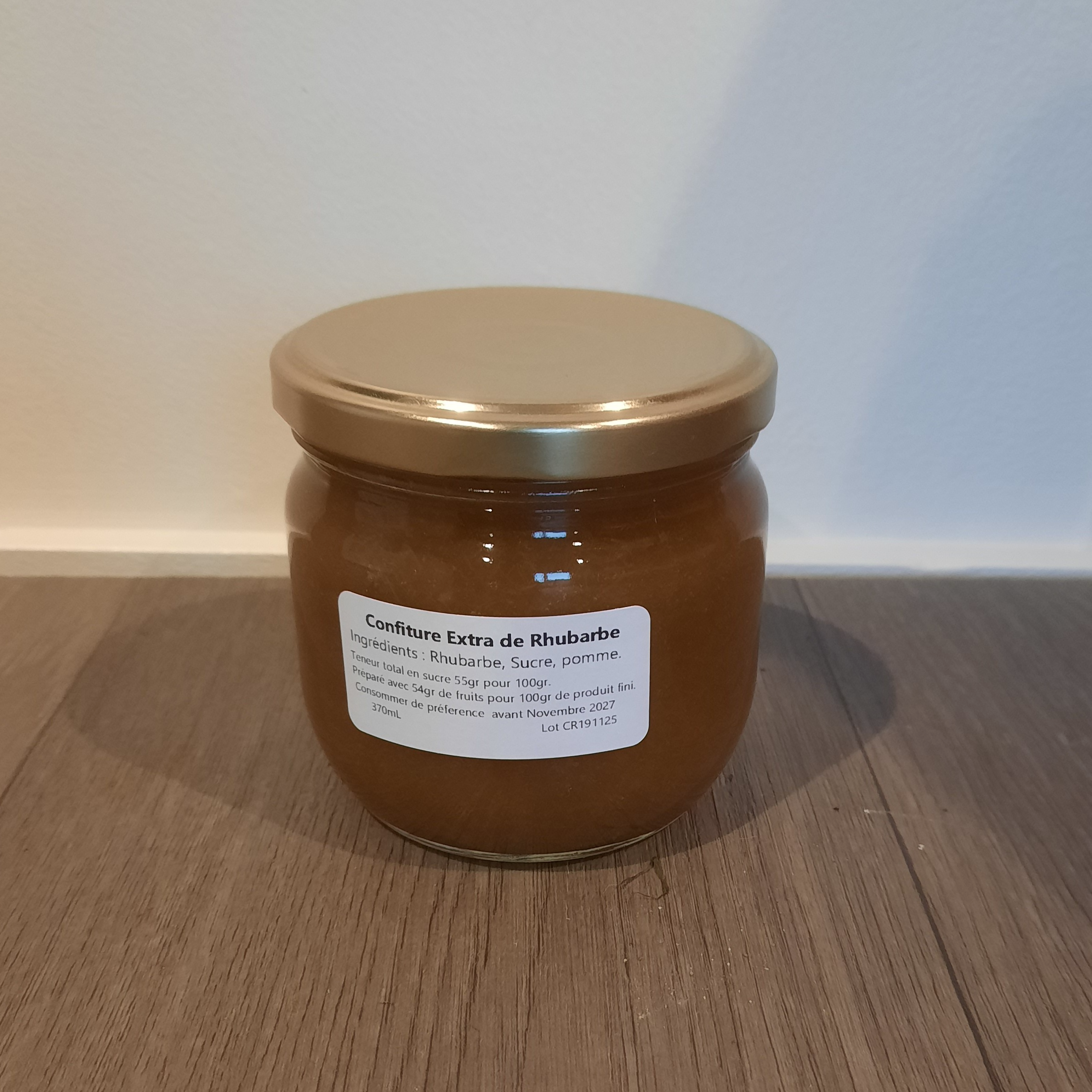 Confiture de Rhubarbe - 370ml