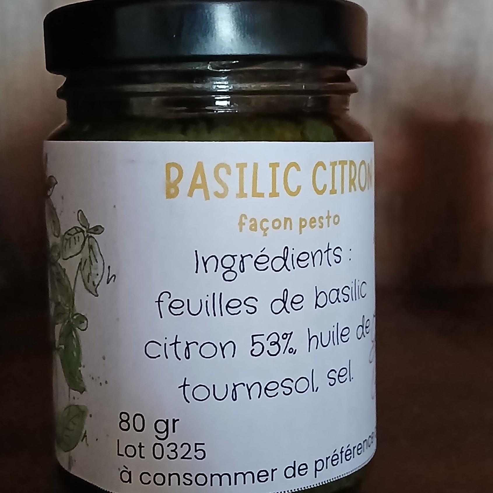 Basilic citron - 80g