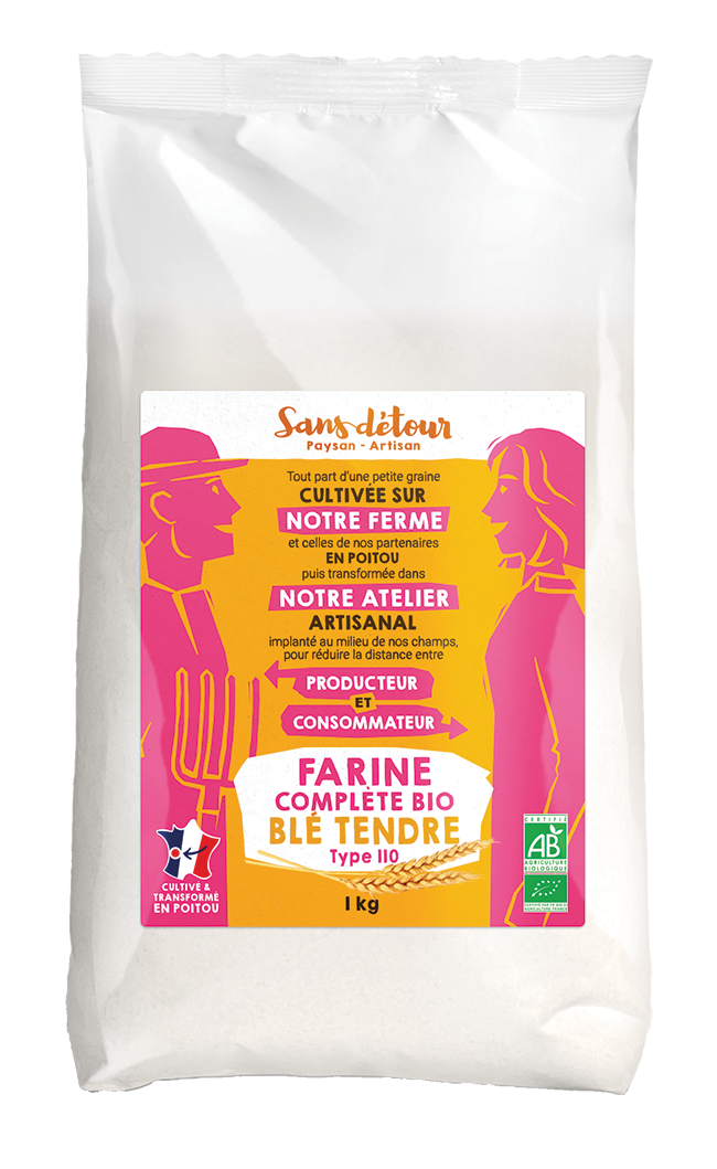 Farine complète T110 - 1kg