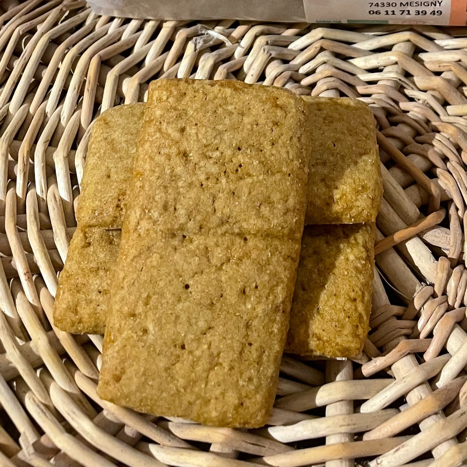 Biscuits sablés au petit épeautre - 250g
