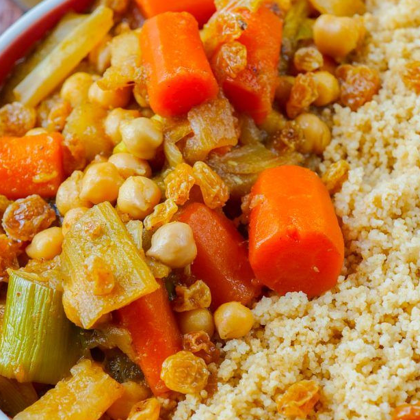 Couscous aux fanes de navet (consigne de 10€ incluse)