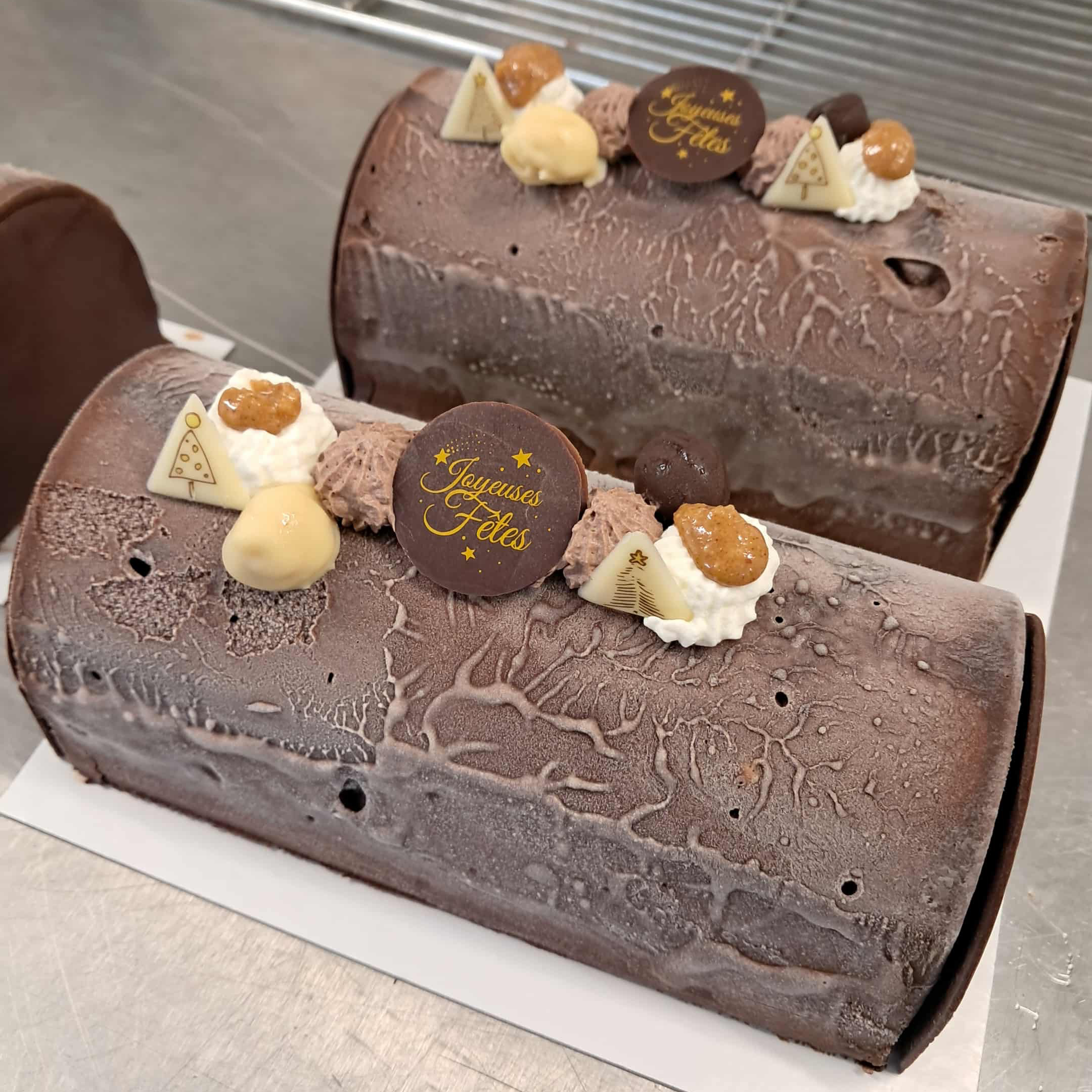 Bûche glacée chocolat noisette 6/8 pers