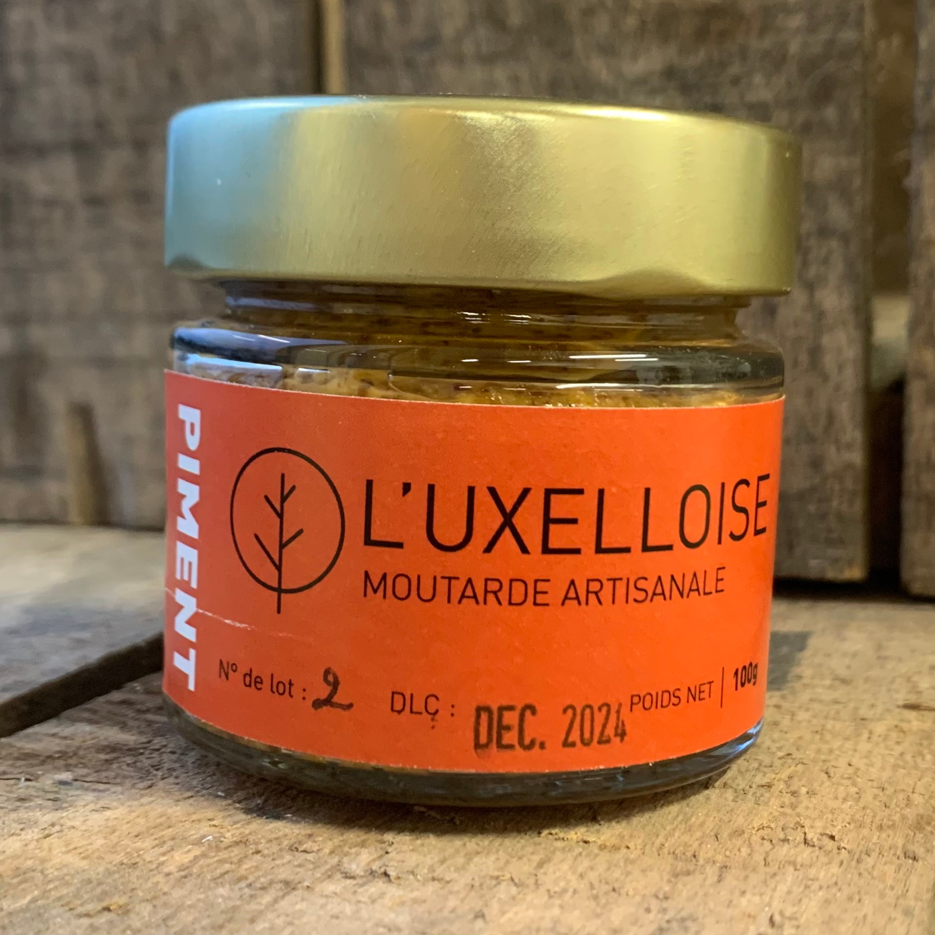 MOUTARDE PIMENT 100G