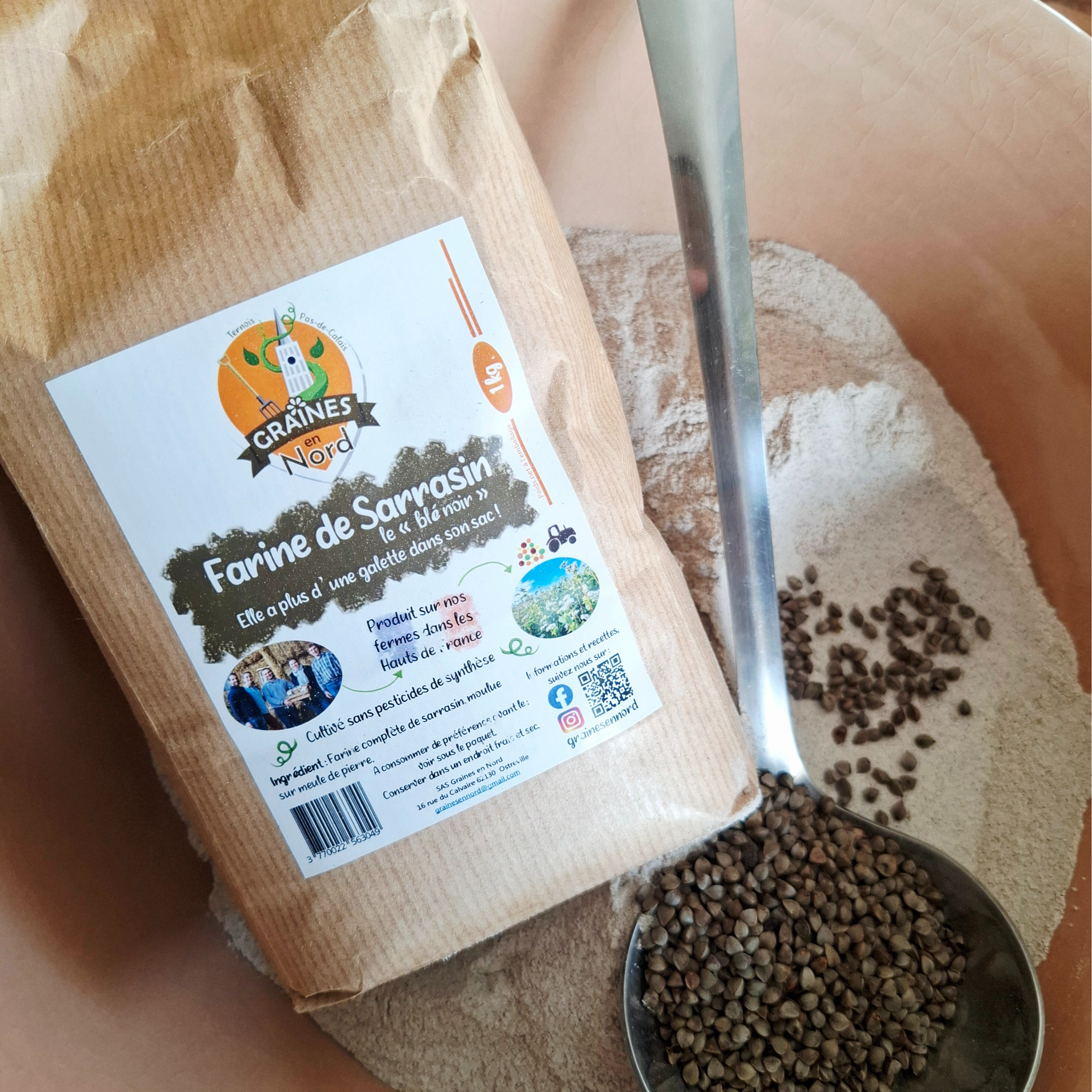 Farine de sarrasin, Elle a plus d'une galette dans son sac ! - 1kg