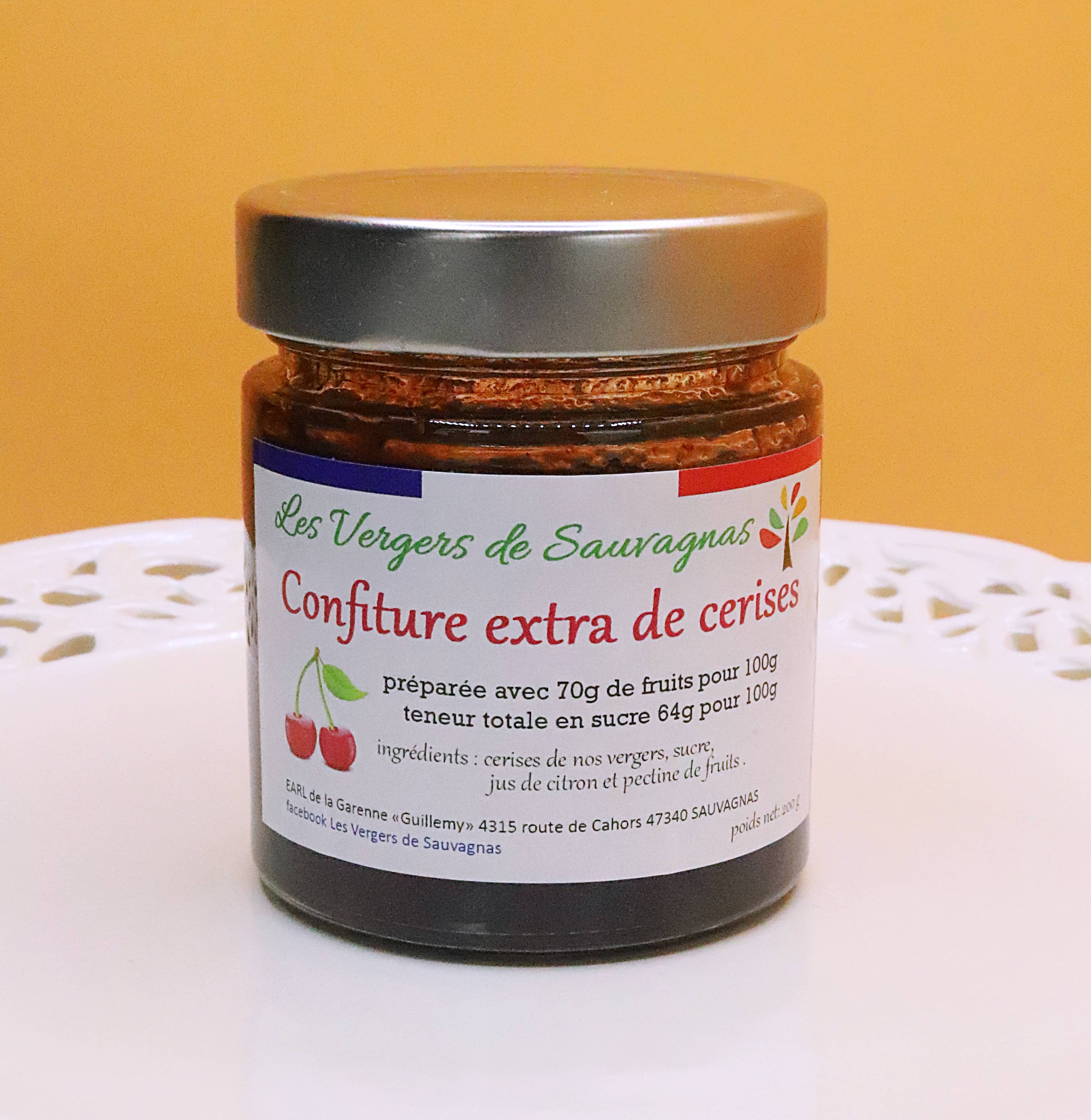 Confiture de cerises - 300g