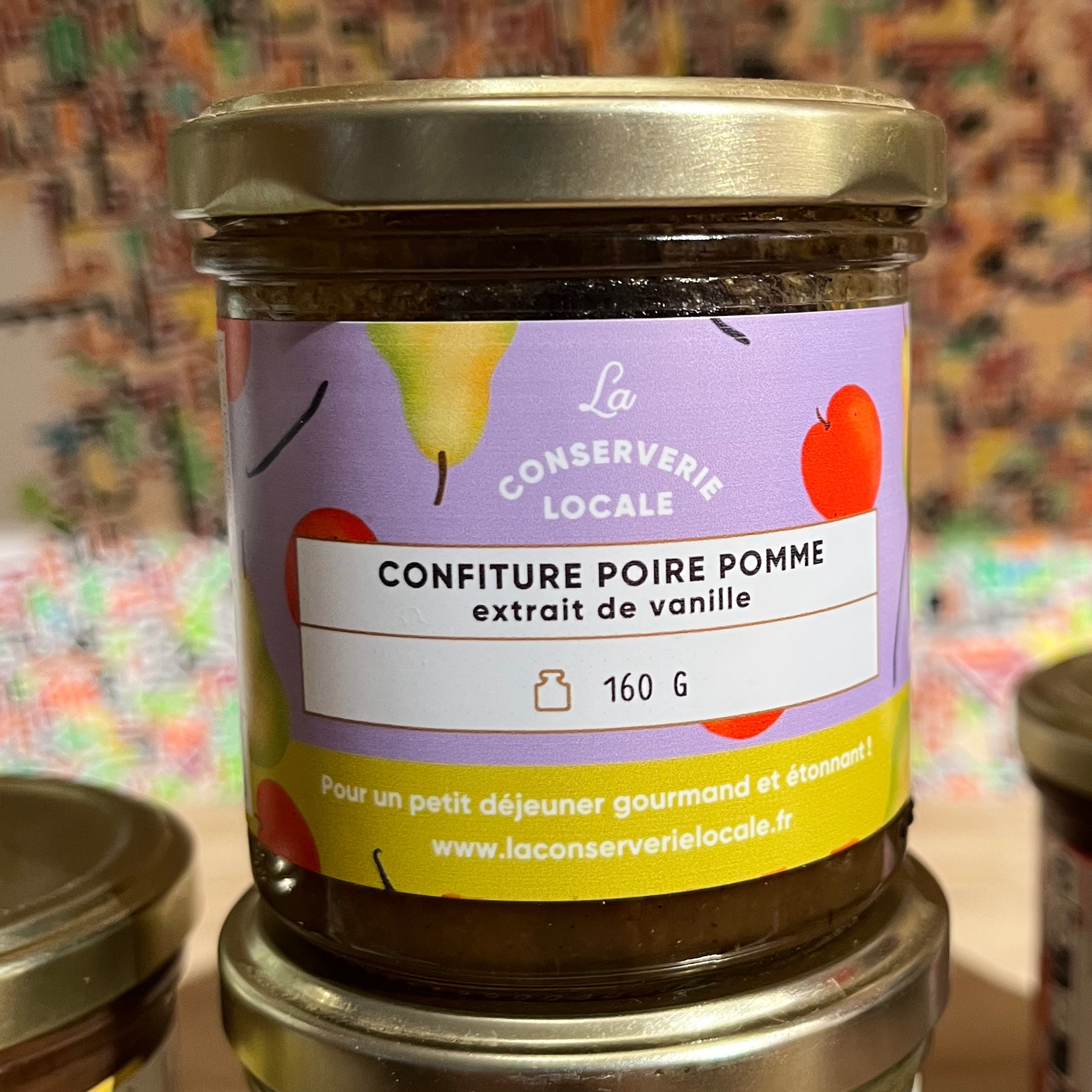 CONFITURE POIRE POMME VANILLE