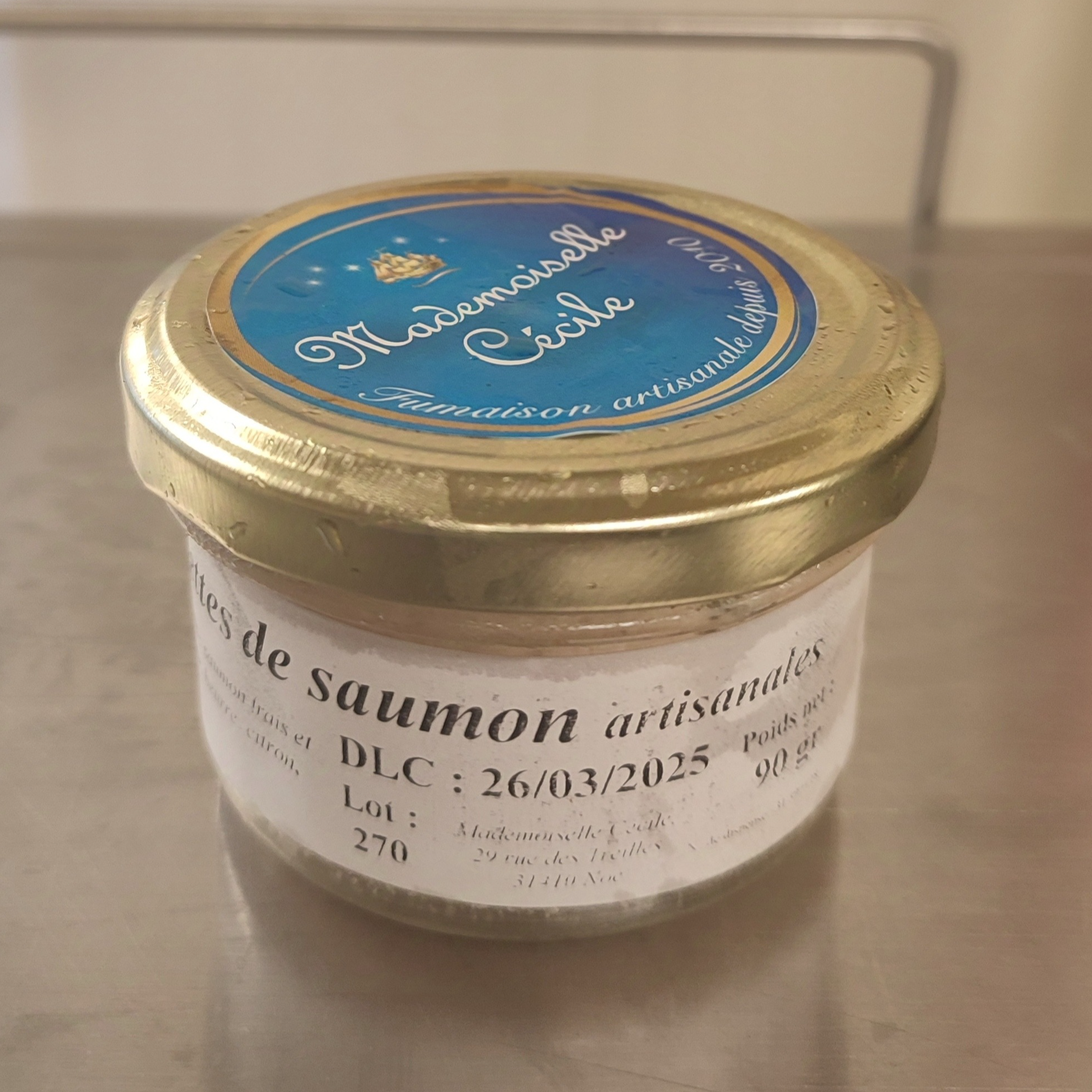 Rillettes de saumon (90gr)