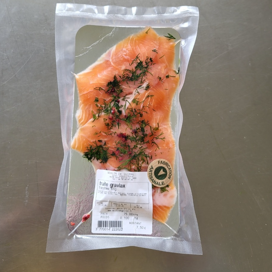 Truite gravlax 100 gr